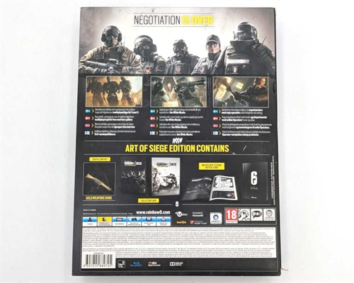 Tom Clancys Rainbow Six Siege Art of Siege Edition - Komplet i Æske - PS4 (B Grade) (Genbrug)
